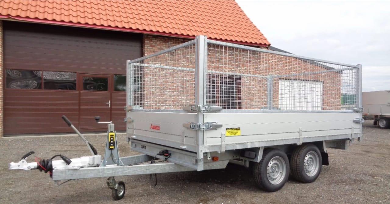 Remorque double essieux Ptac: 3500 kg